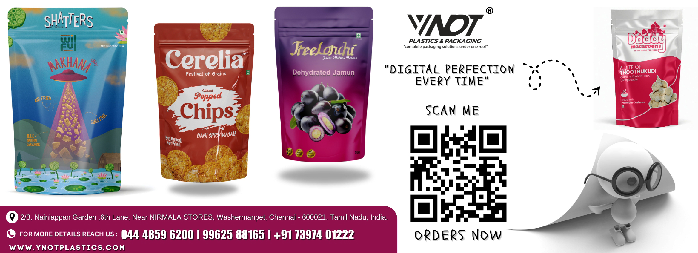 laminated pouches and Rolls in chennai